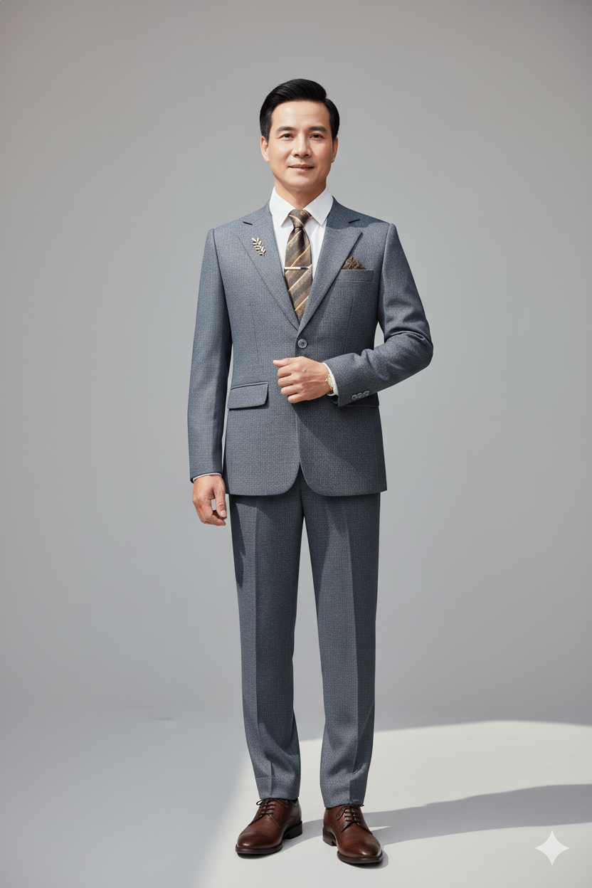 Bộ vest trung niên TN30225