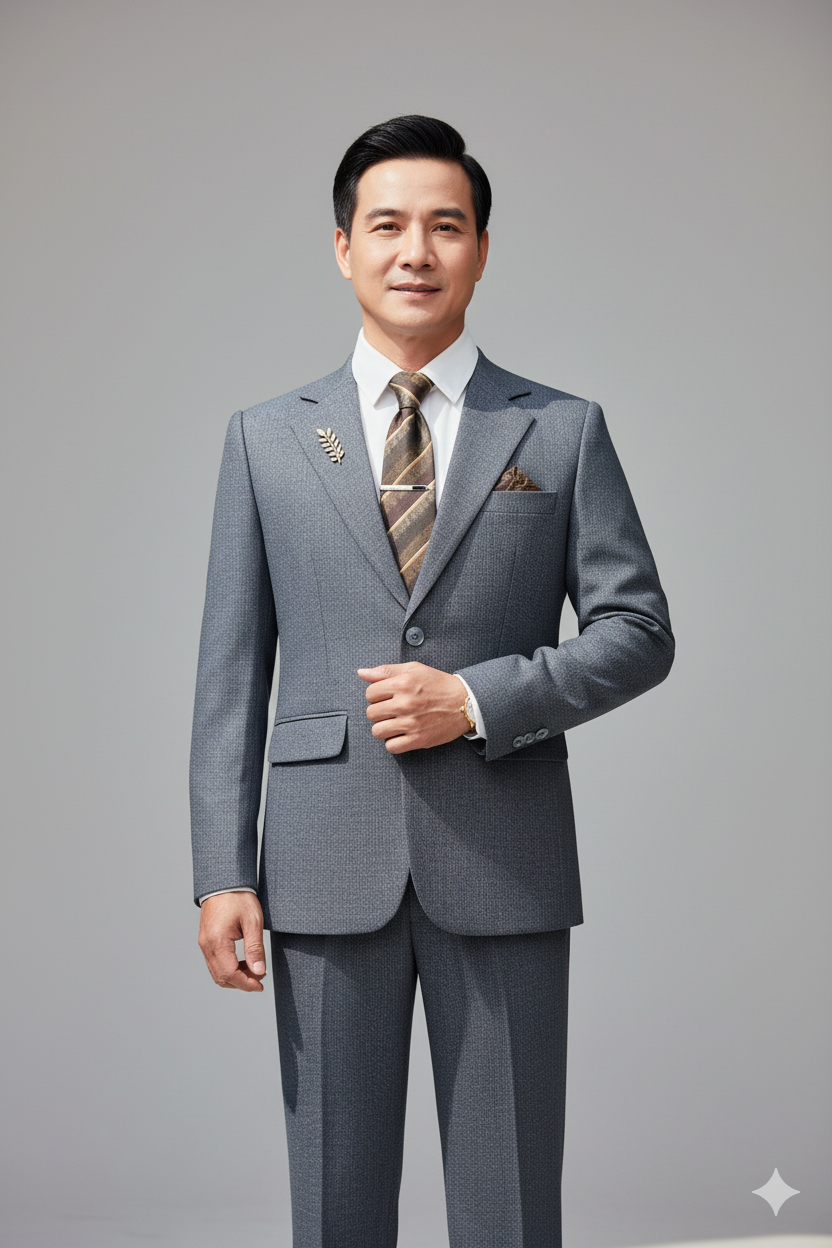 Bộ vest trung niên TN30225