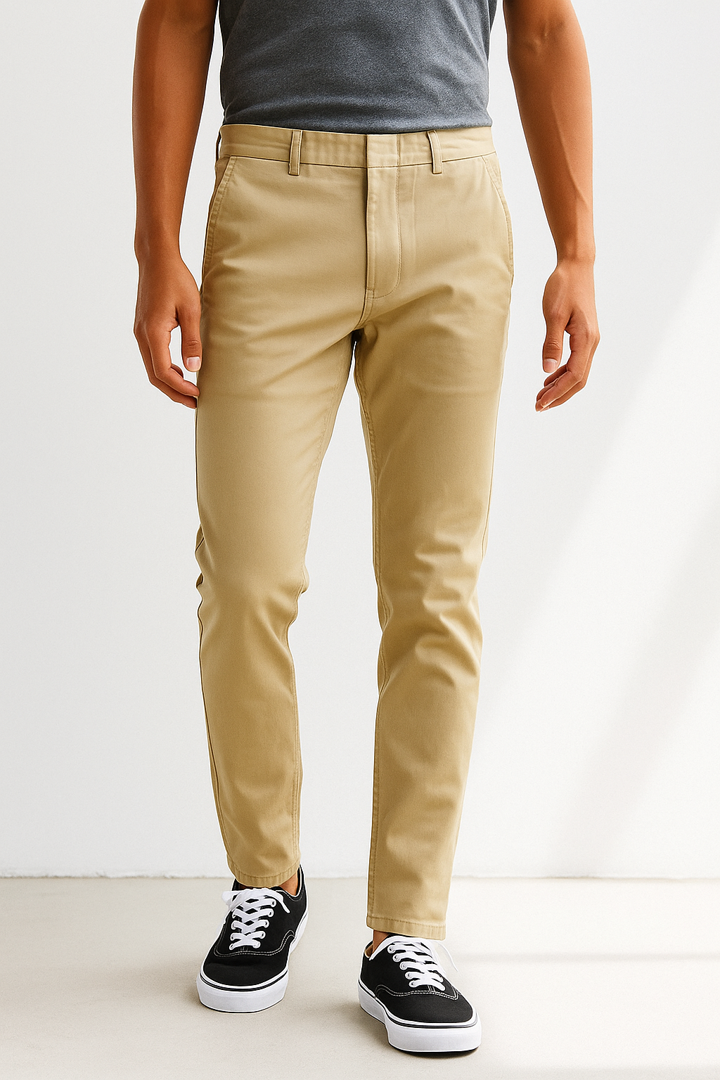 Quần kaki be QKTM008