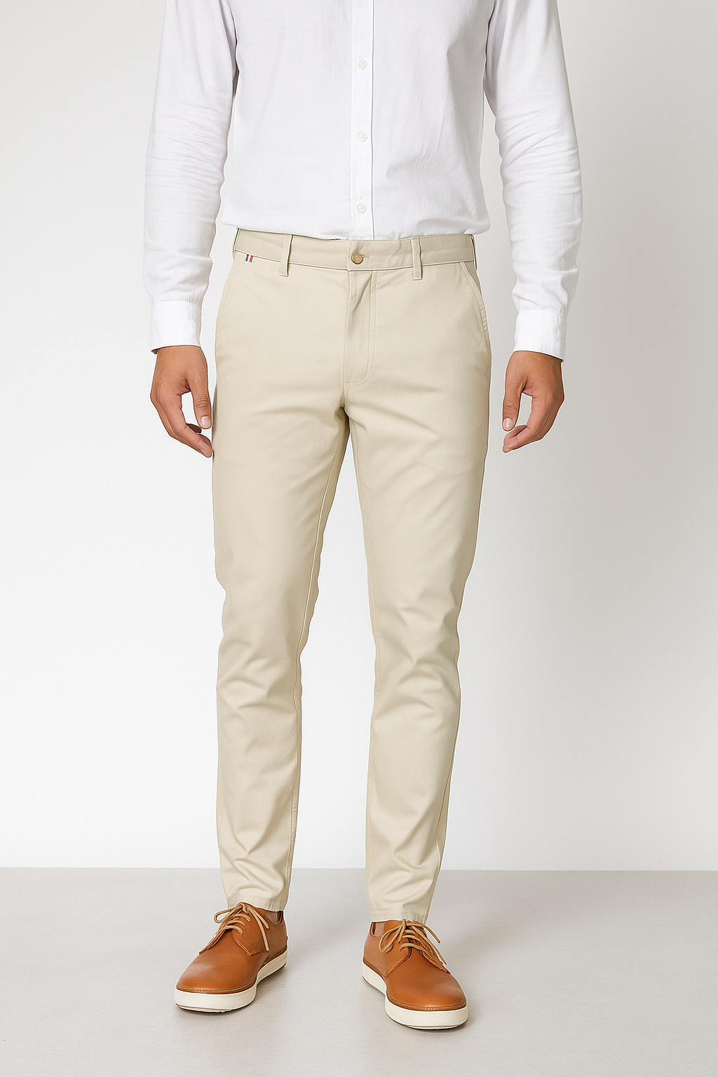 Quần kaki kem QKTM003