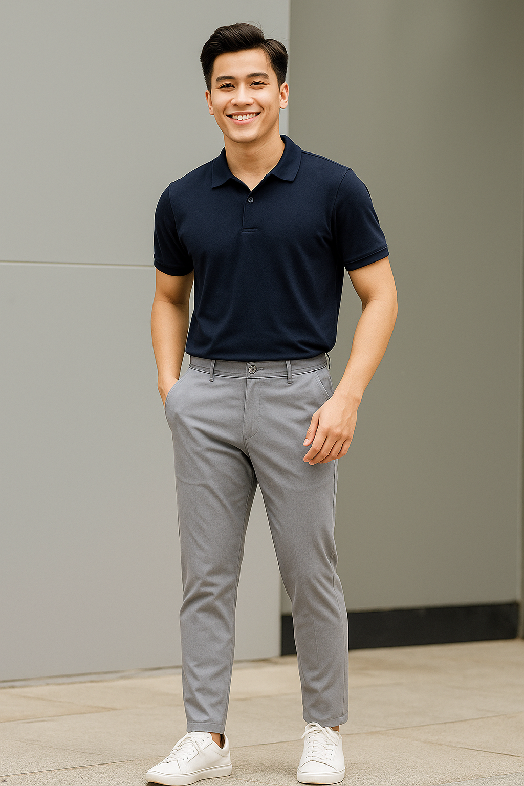 Quần kaki xám 29.374.12-5