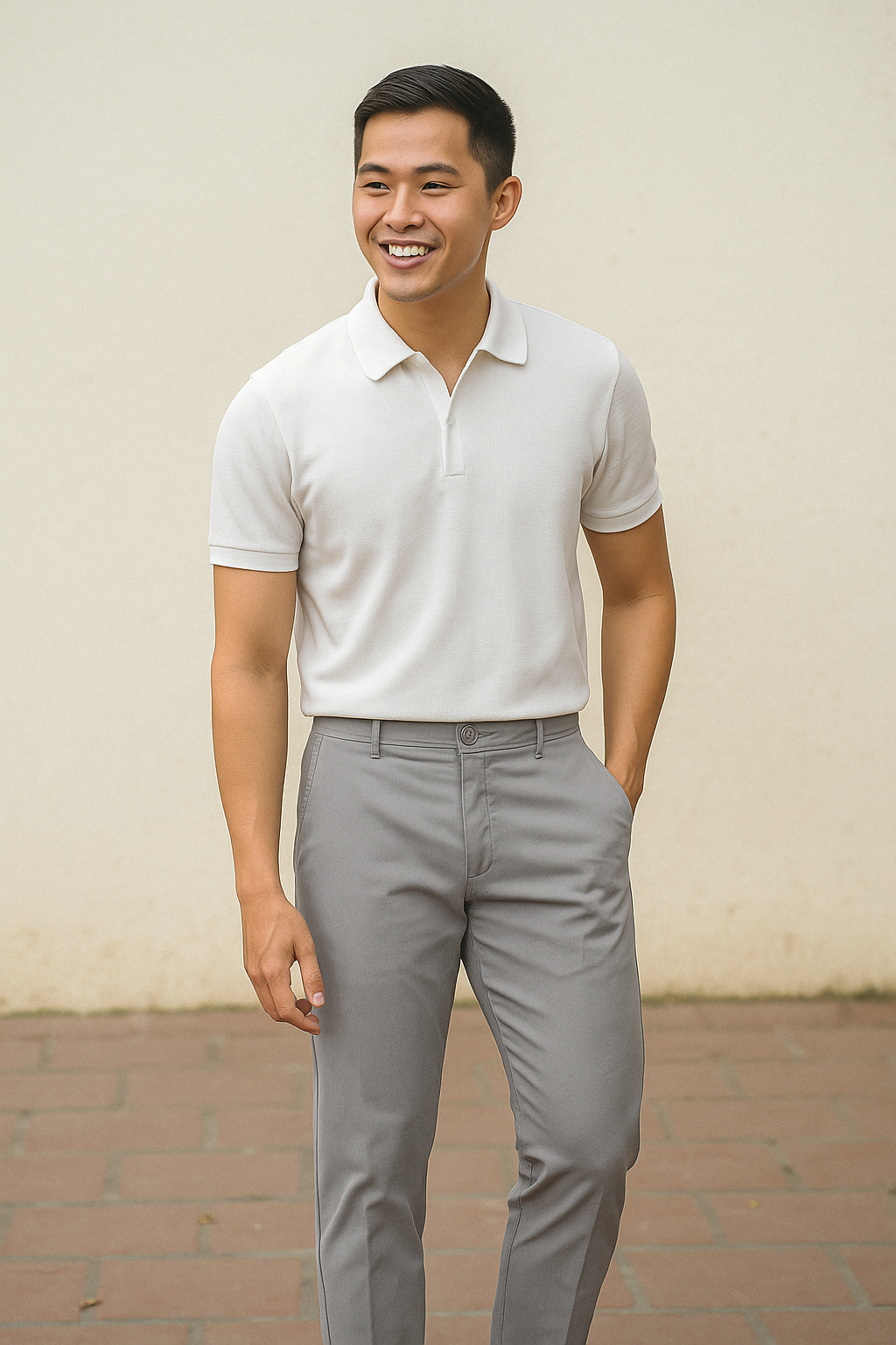 Quần kaki xám 29.374.12-5