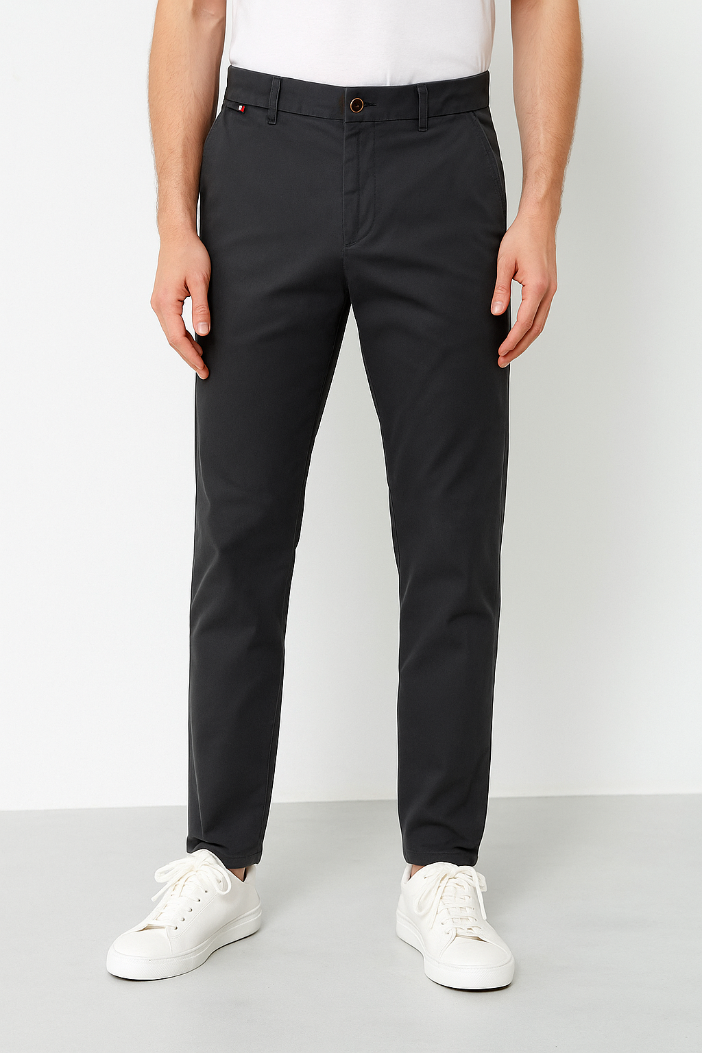 Quần kaki xám đậm QKTM005