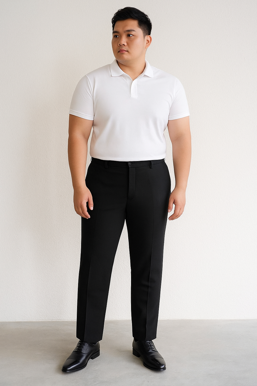 Quần tây đen big size QA181