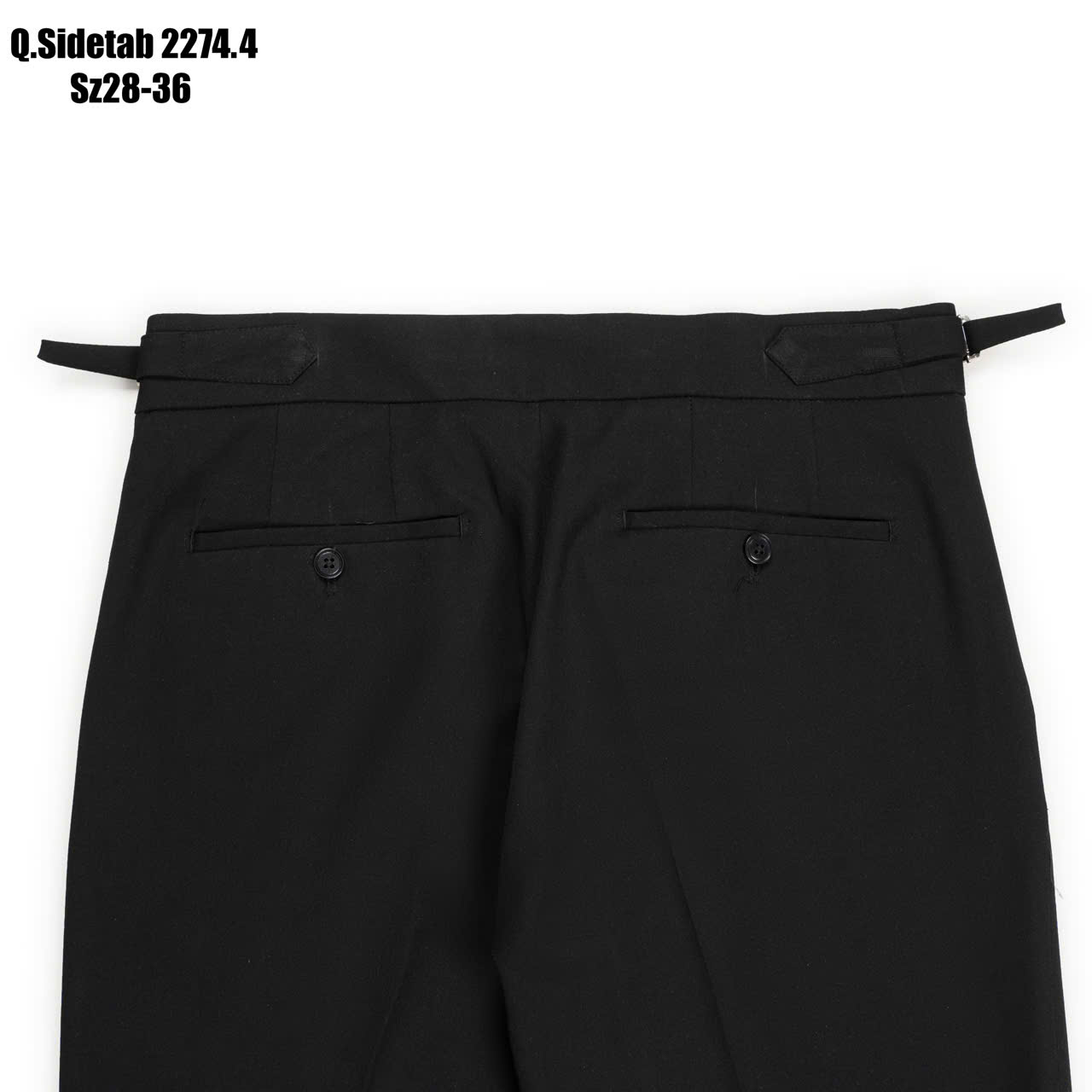 Quần tây đen side tab 2274.4
