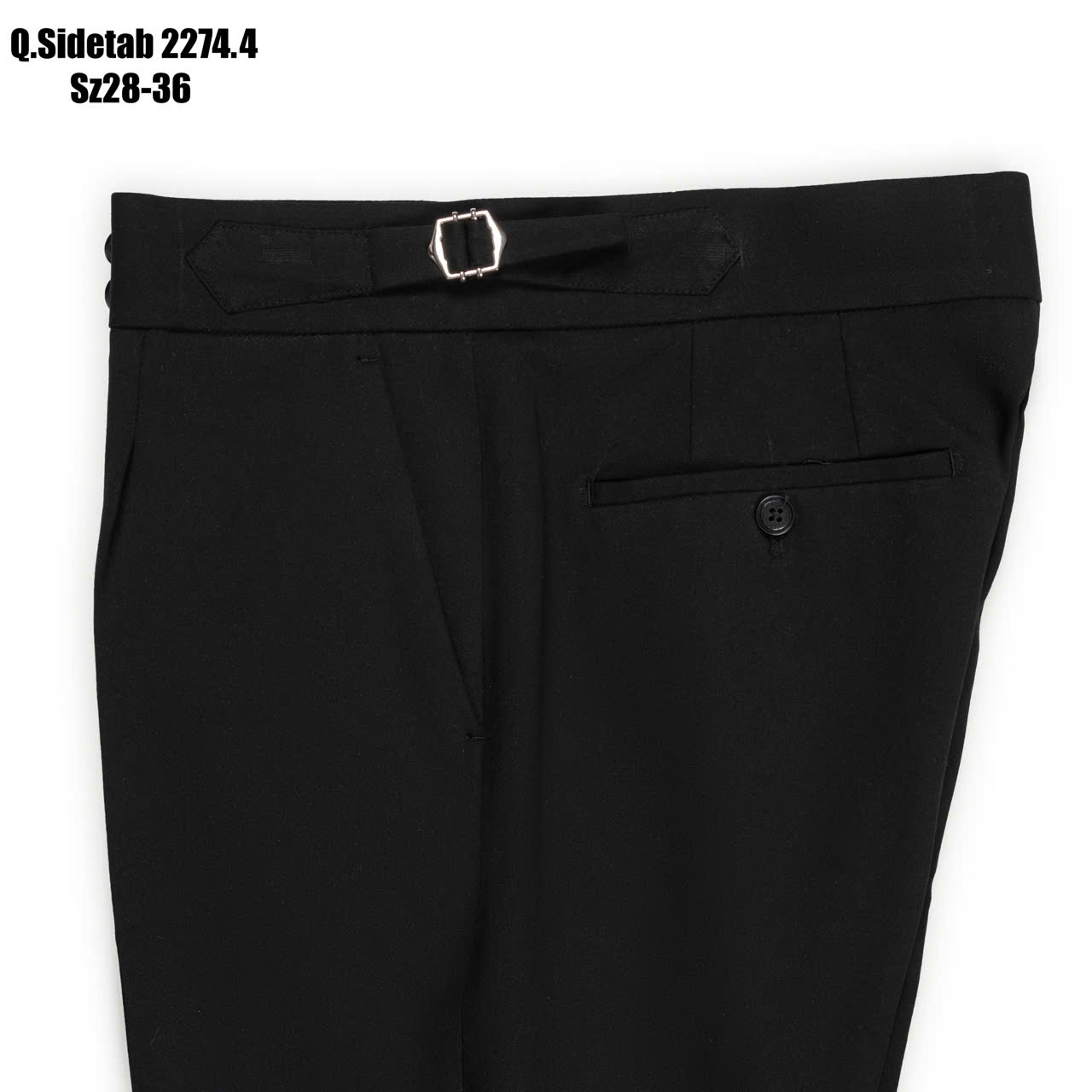 Quần tây đen side tab 2274.4