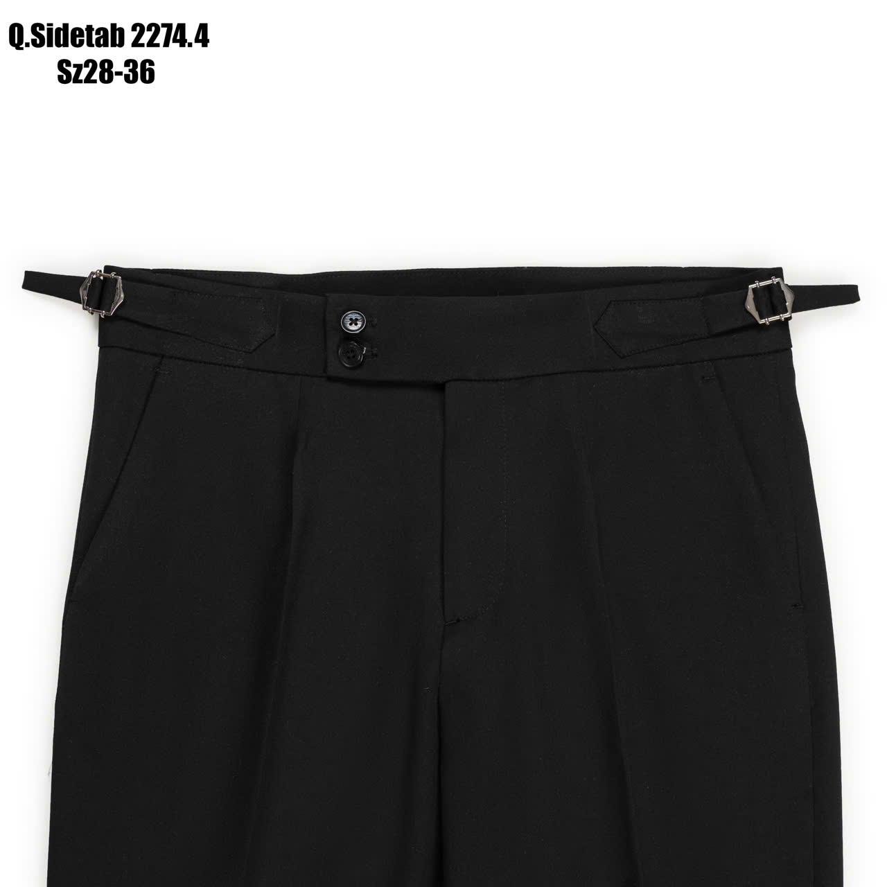Quần tây đen side tab 2274.4