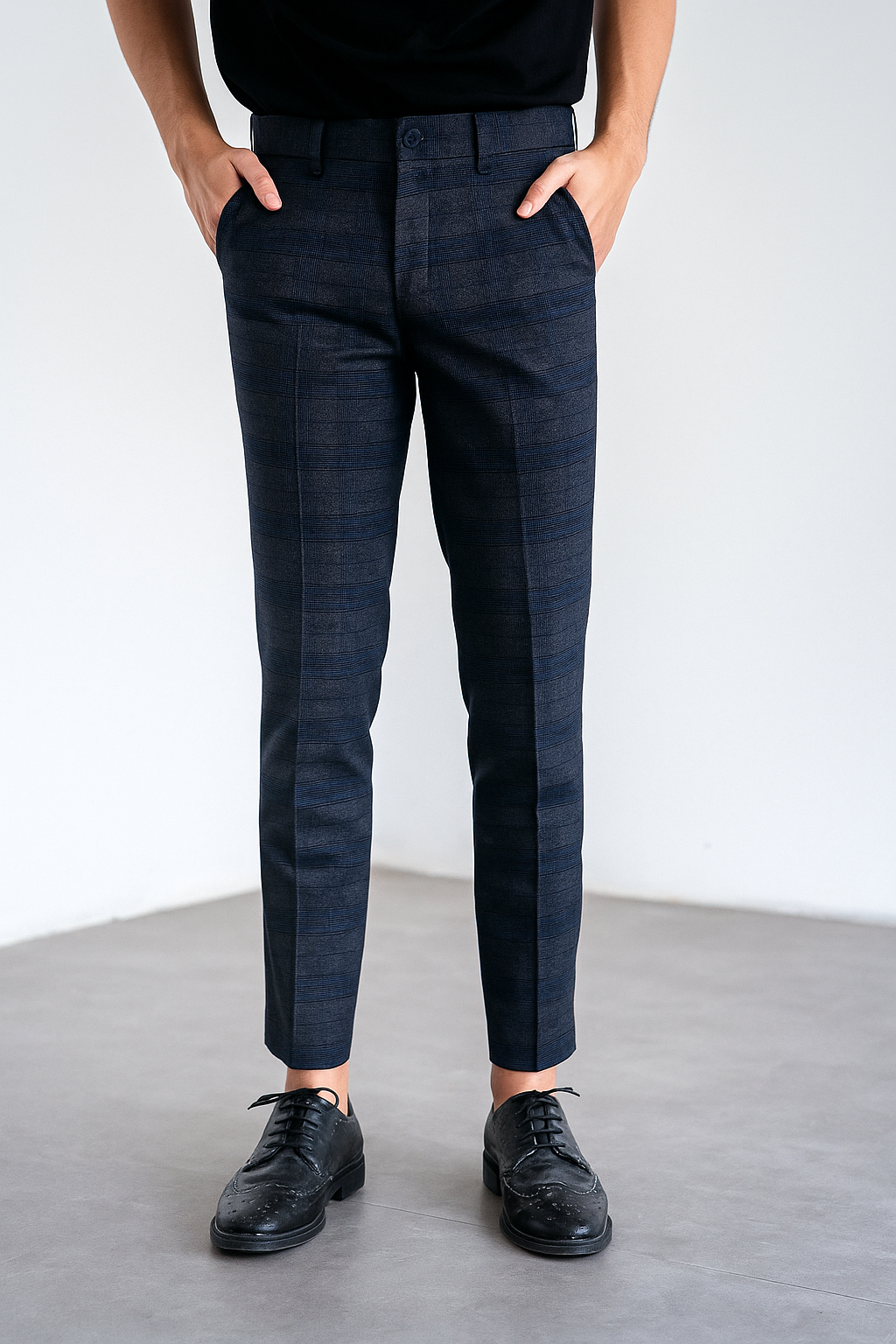 Quần tây nam caro QA906