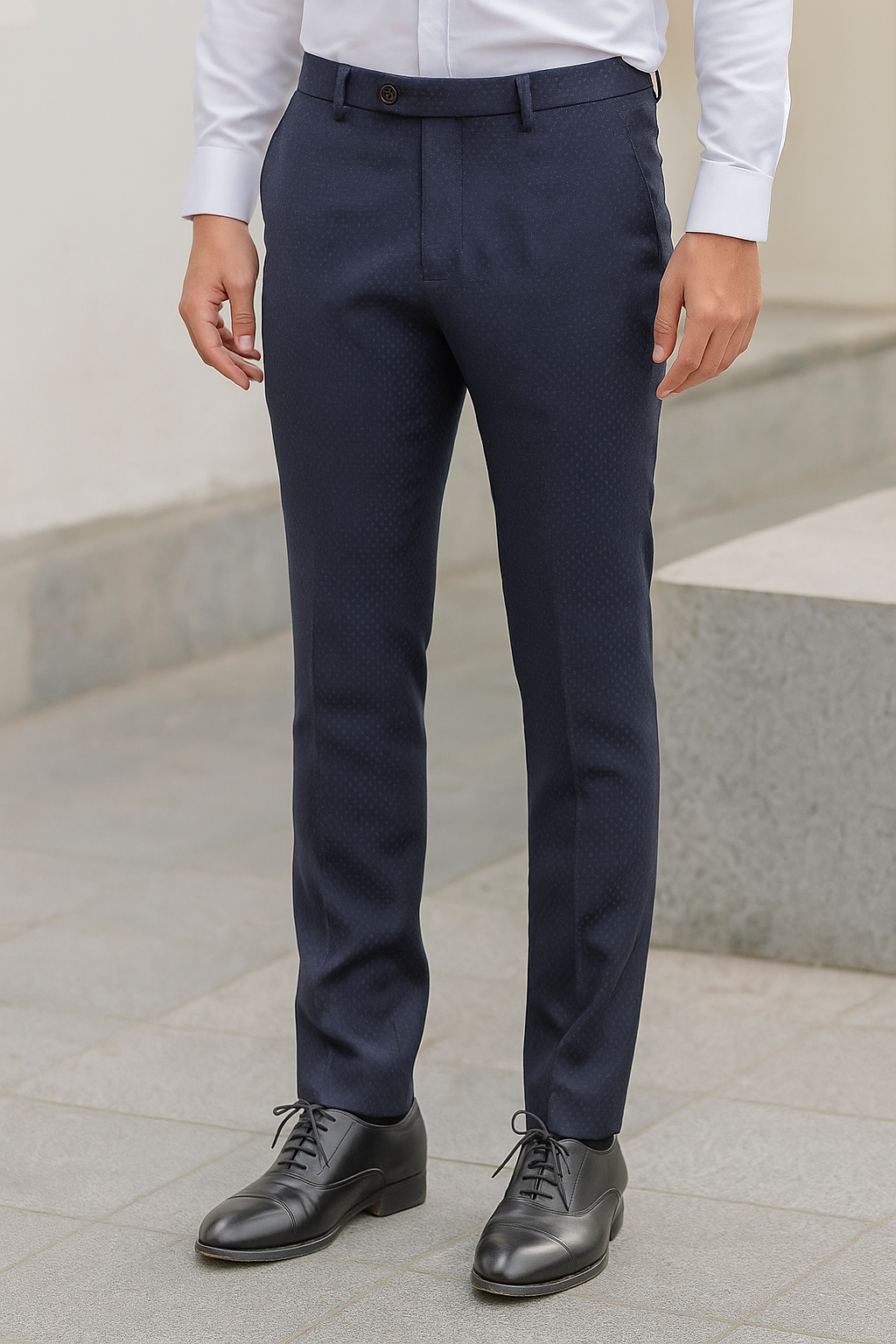 Quần tây nam xanh HT QA098