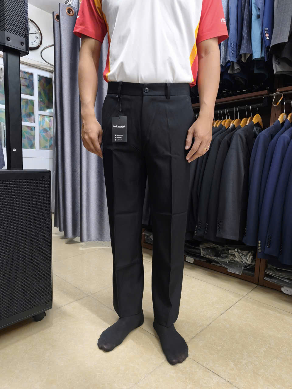 Quần tây ống suông 20cm 8305