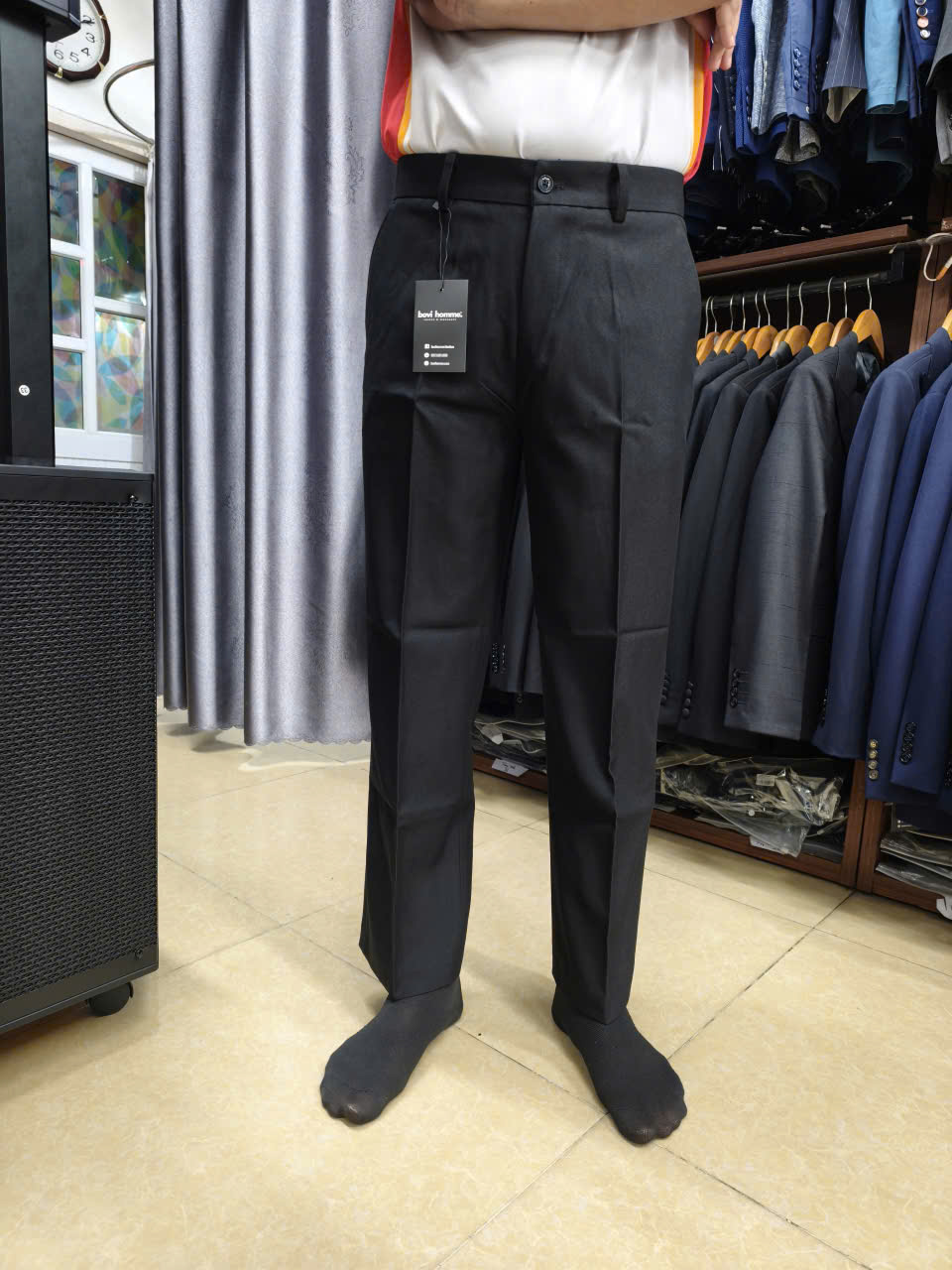 Quần tây ống suông 20cm 8305