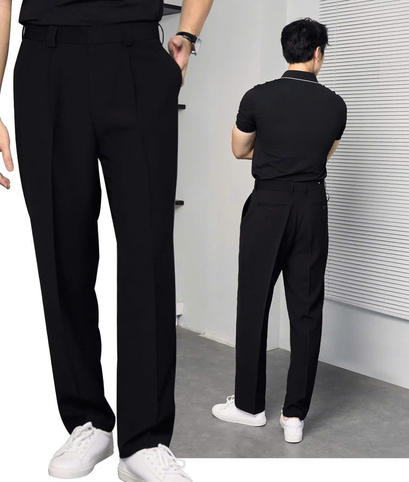 Quần tây ống suông 20cm 8605