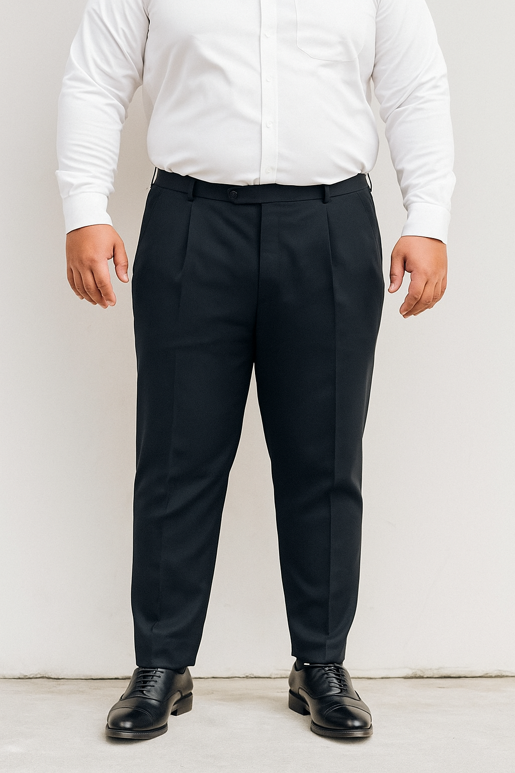 Quần tây xám đậm big size QA182