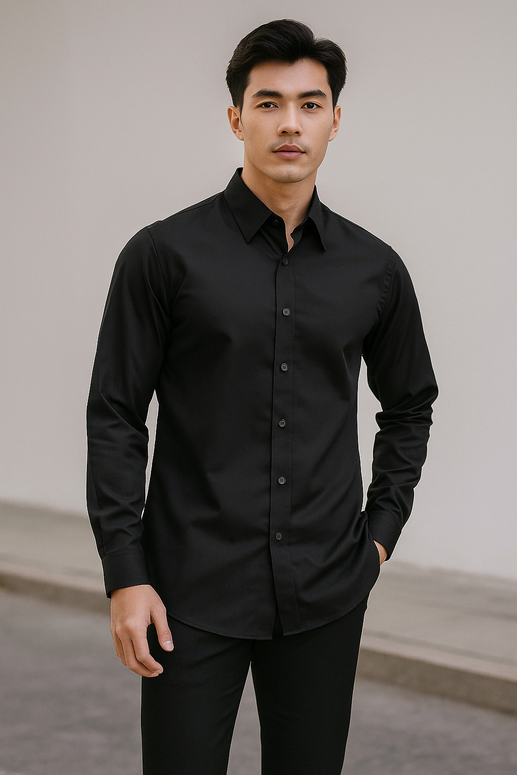 SM đen lụa T002