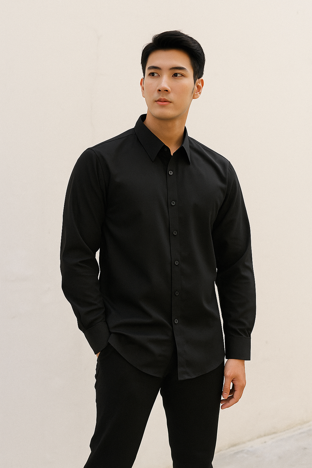 SM đen lụa T002