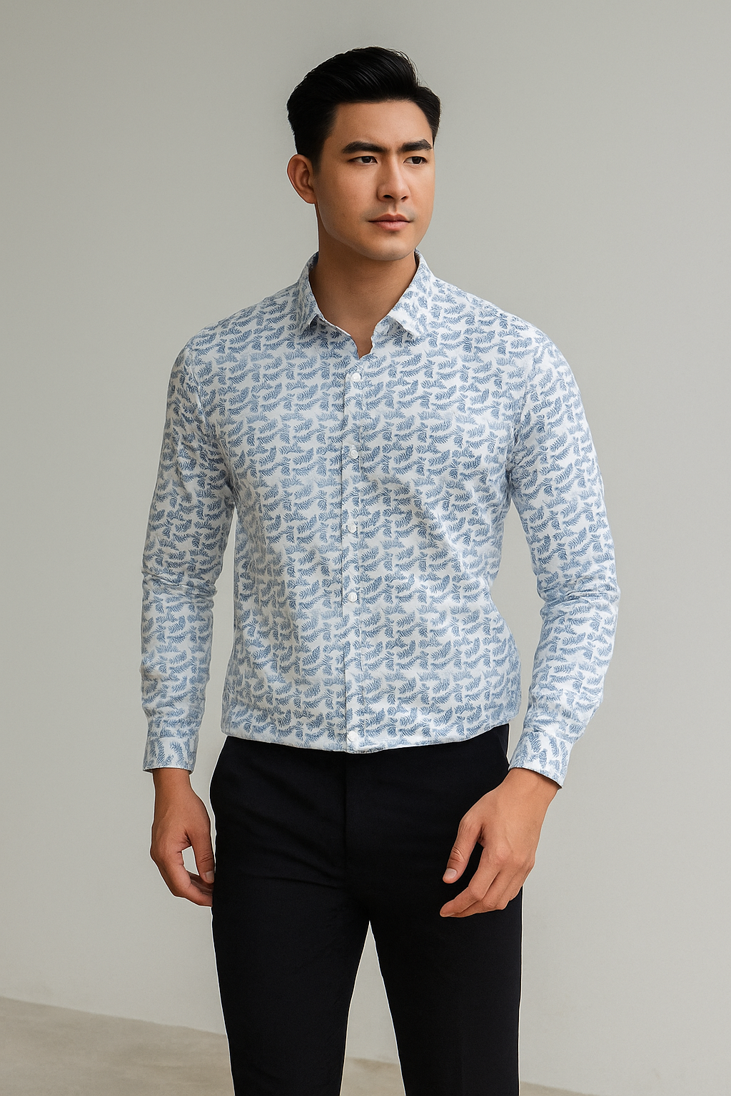 SM xanh họa tiết HT021