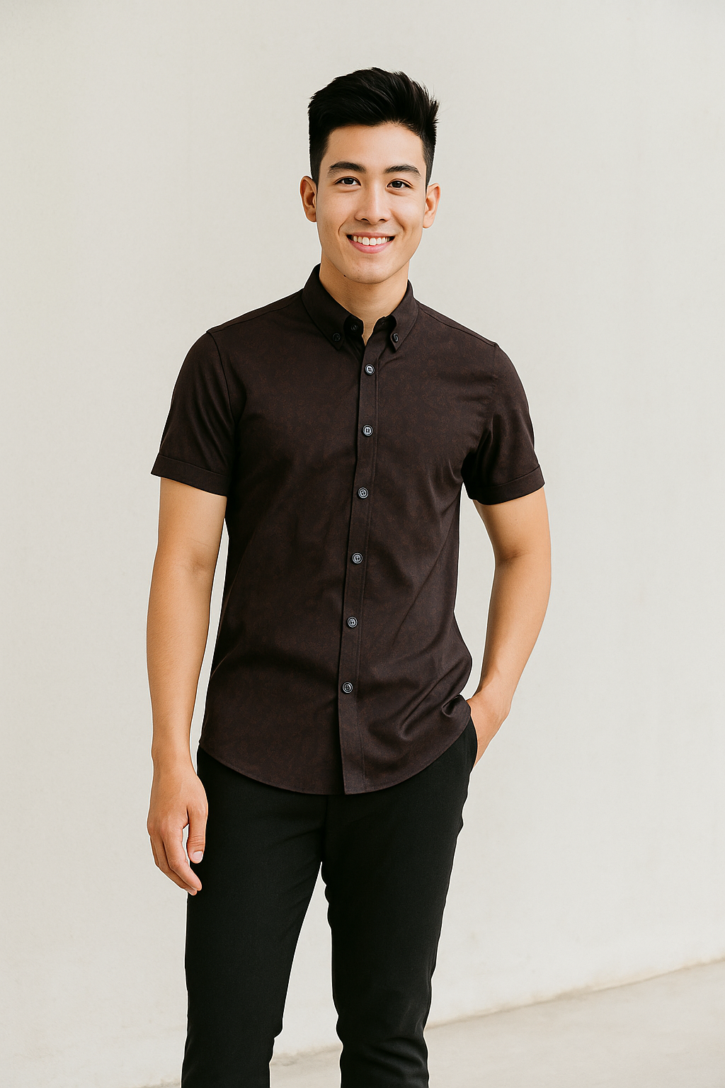 Sơ mi nam họa tiết SD188-1