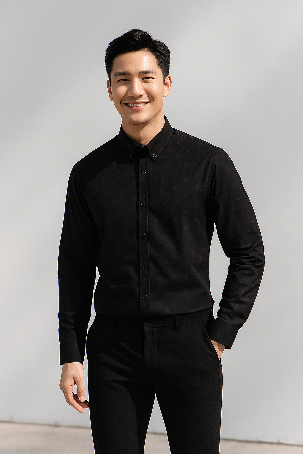Sơ mi nam họa tiết SD191-5