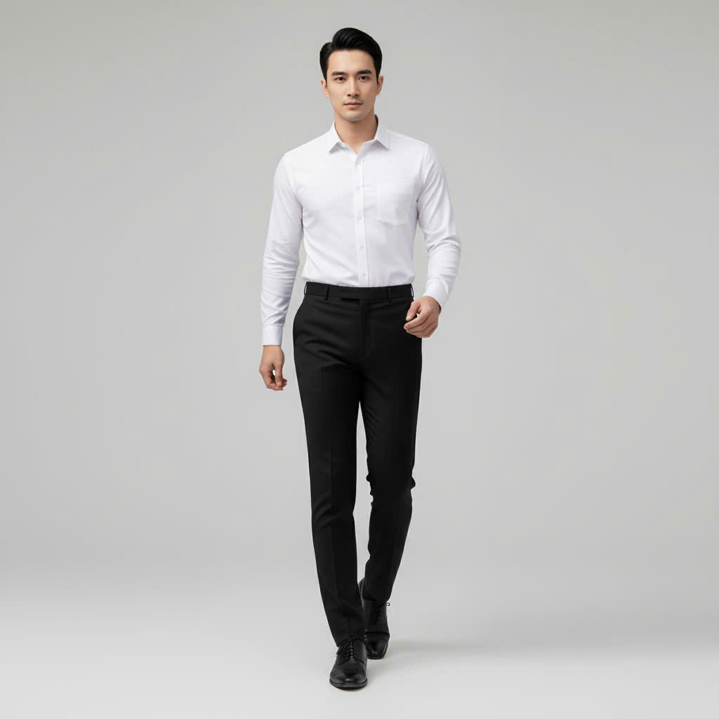 Sơ mi ox trắng DT 282.3