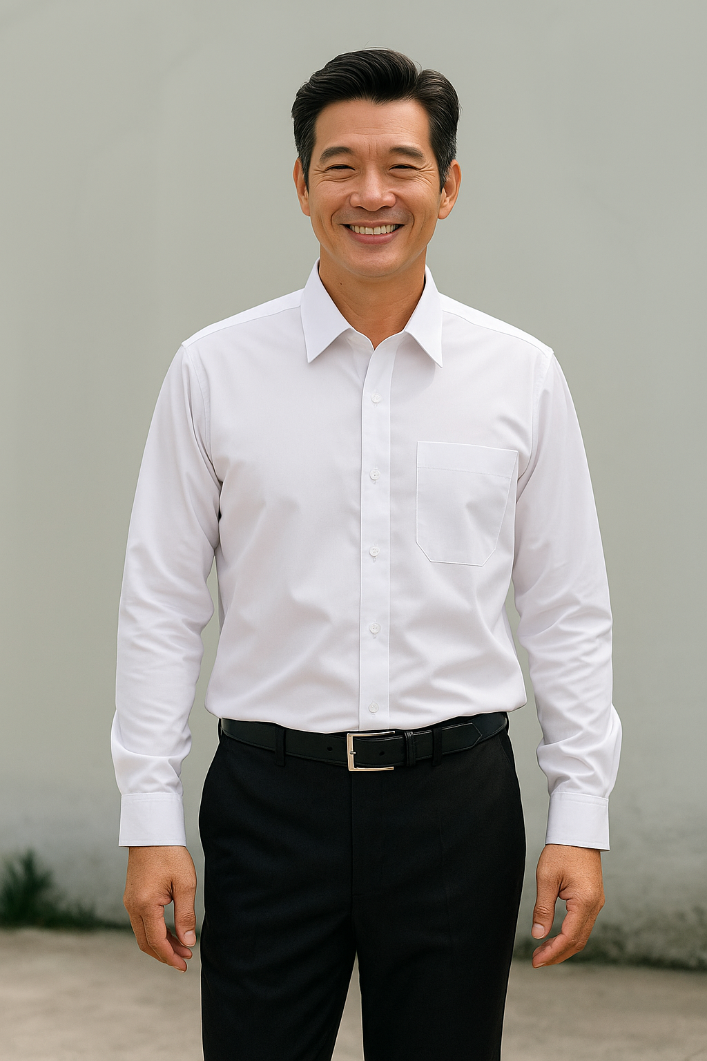 Sơ mi trắng TN dài tay T12001