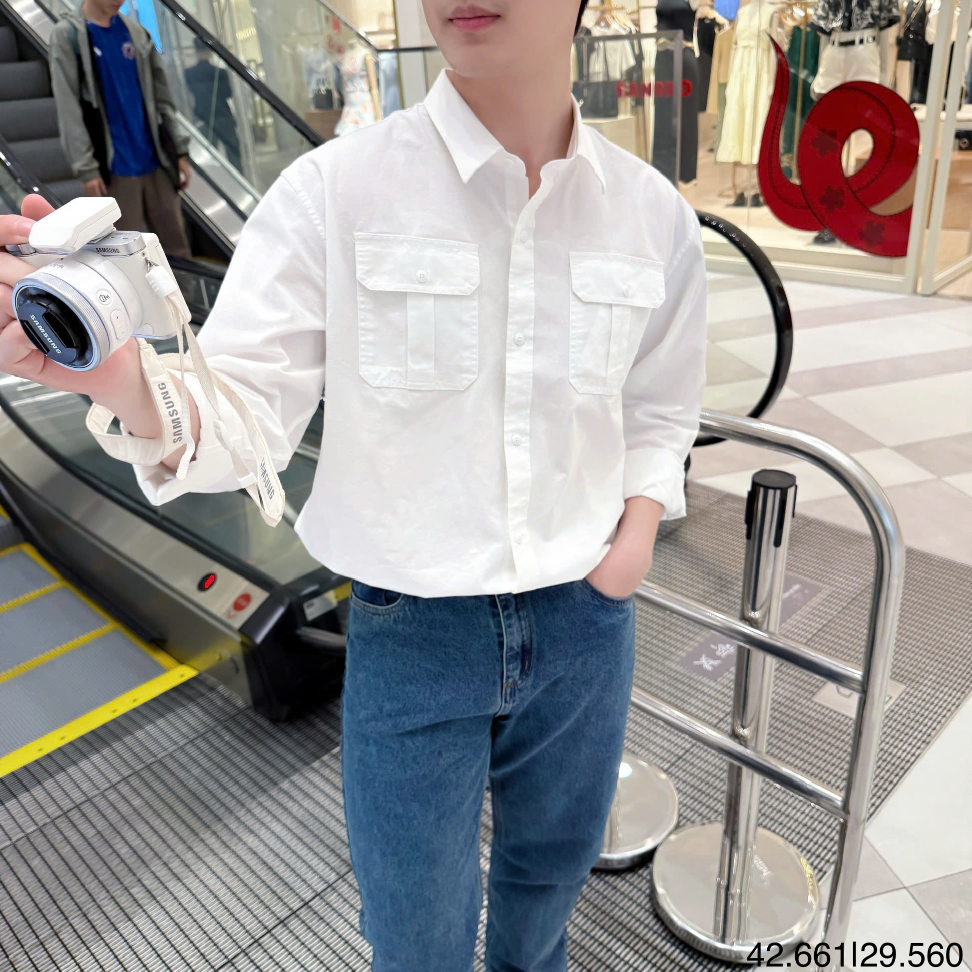 Sơ mi trắng kaki 661.1