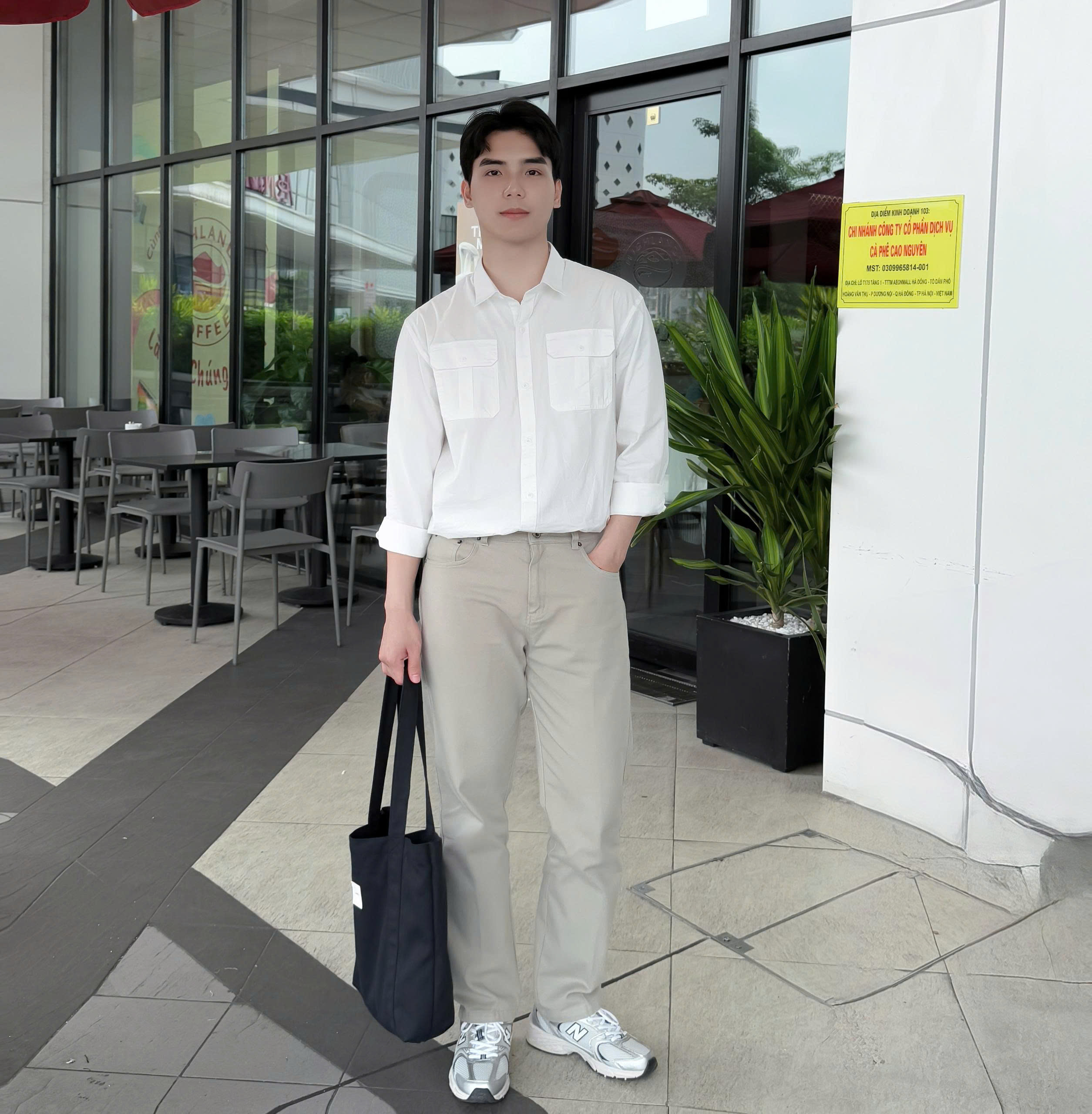 Sơ mi trắng kaki 661.1