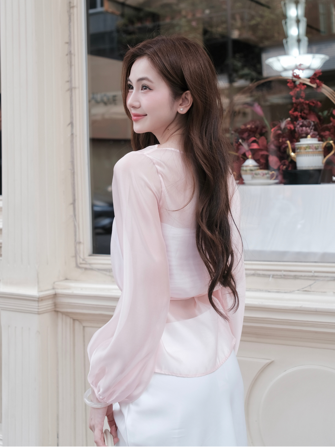 TA005 | Set Áo Tơ Yên (Kèm Áo Quây)
