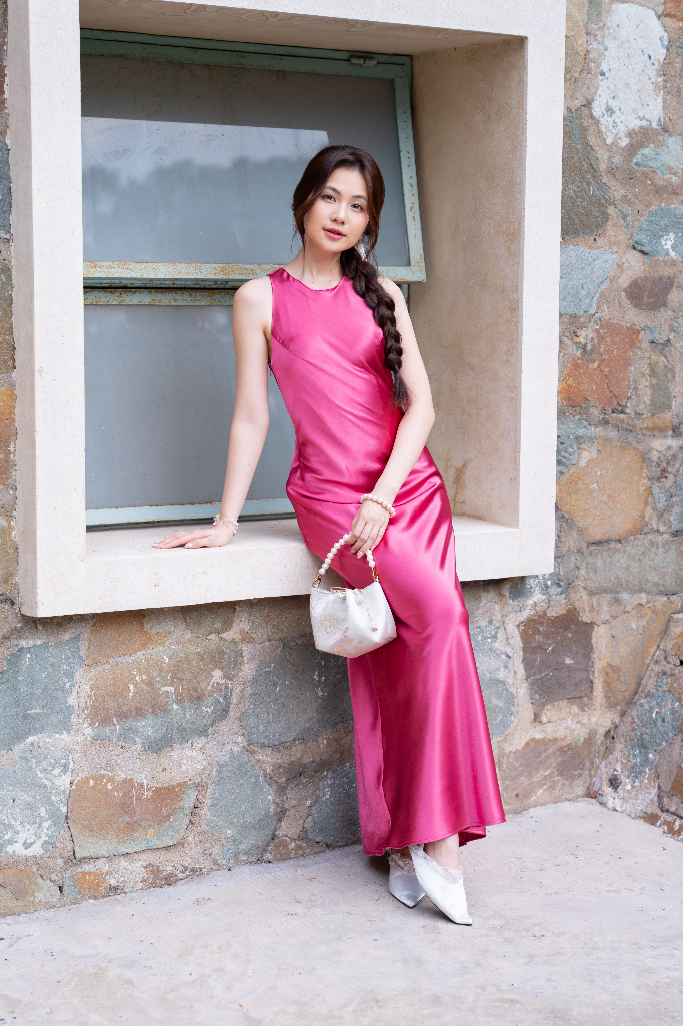 TD002 | Đầm Lụa Yếm An Basic