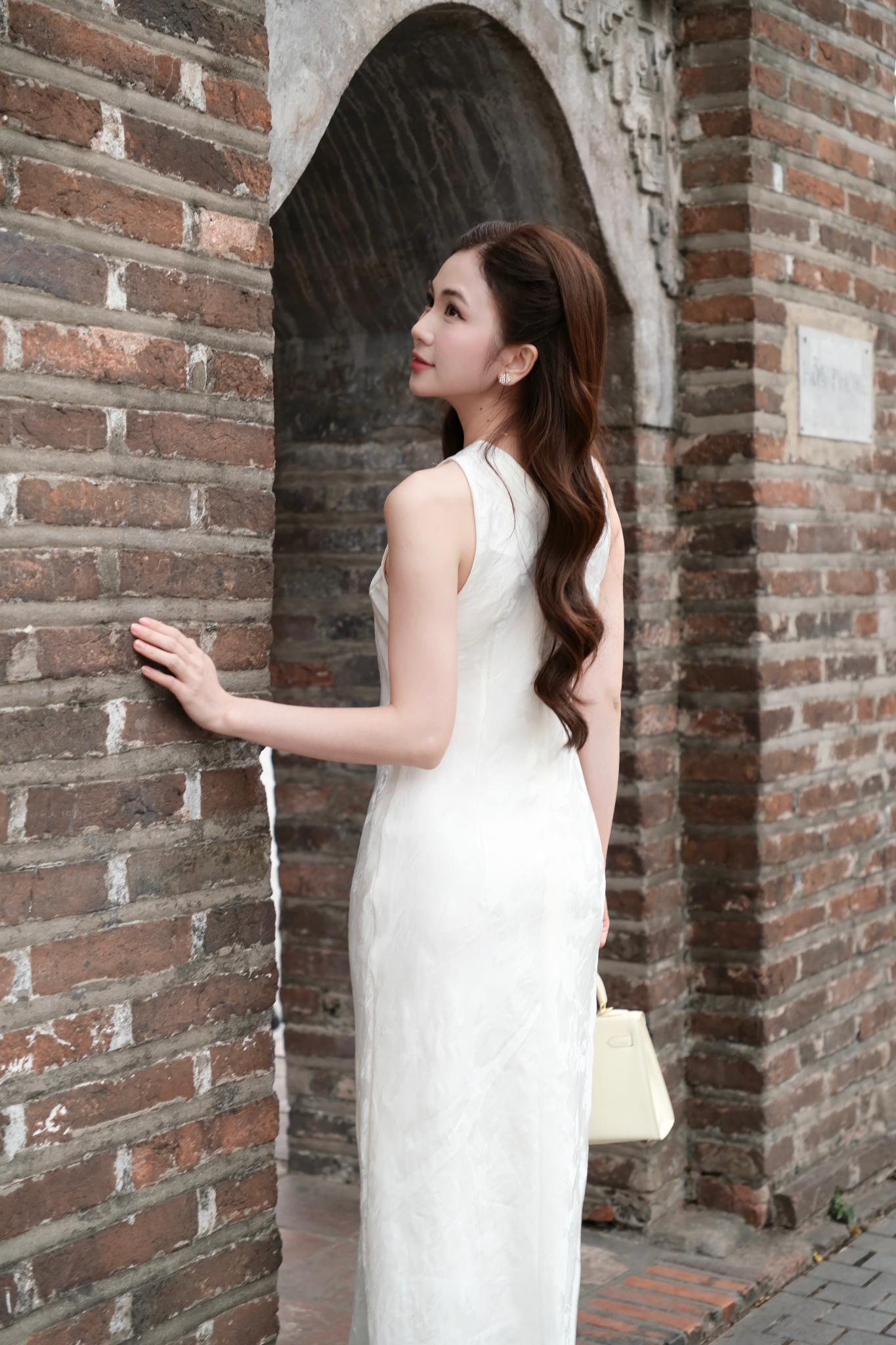 Đầm Yếm Vân Du Lụa Ánh Nhũ [BST Nếp Tơ]