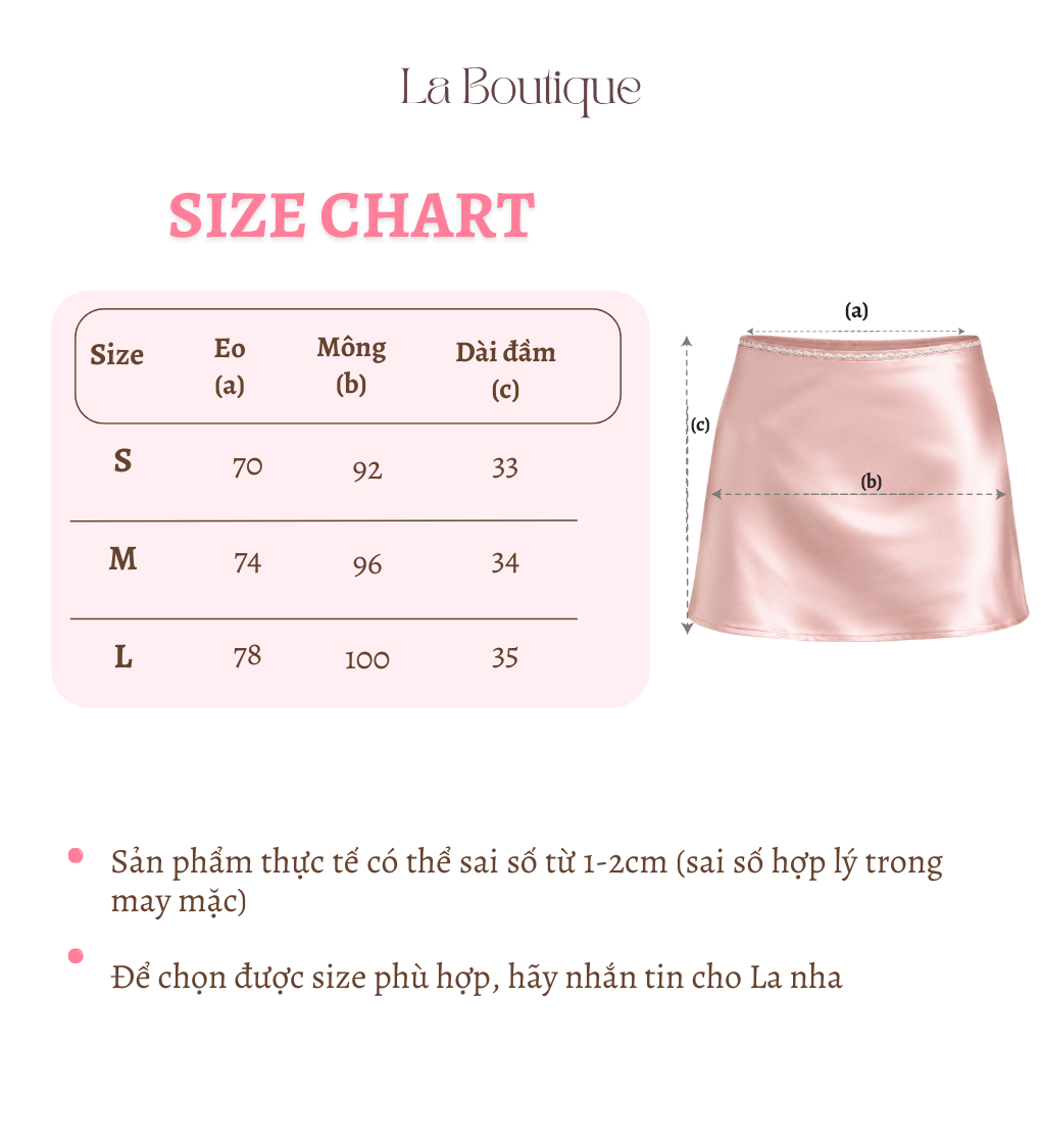 VN007 | Chân Váy Lụa Mini Cạp Trễ Đính Ren