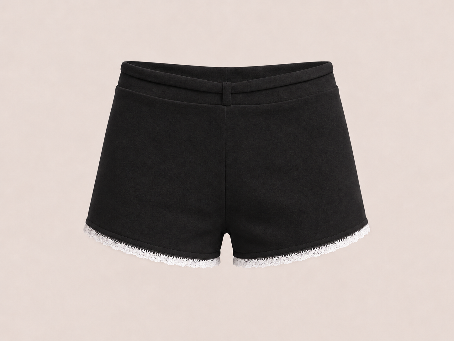 Quần Thun Cạp Trễ Phối Ren Ống Quần La Boutique SS26 - QN002-2605LAT