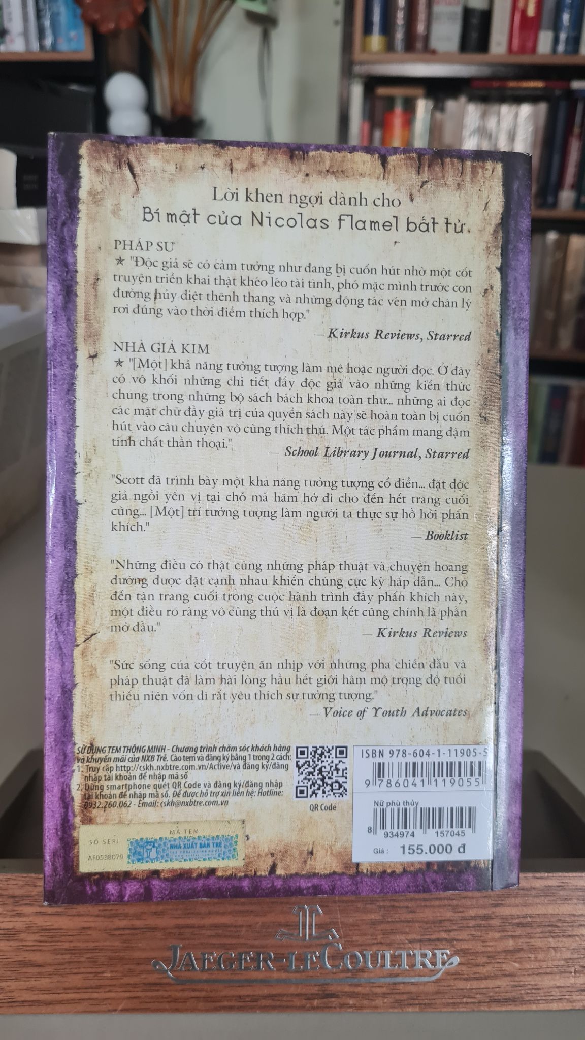 Nữ phù thủy bí mật của Nicholasflamel bất tử-sách lưu kho,giấy xốp,có ố- 2018 -Michael Scott [2001] SÁCH VĂN HỌC