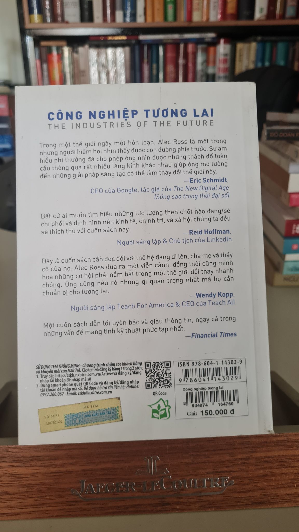 Công Nghiệp Tương Lai - The Industries Of The Future-Tác giả :Alec Ross-NXB Trẻ 2019- Sách mới 95%