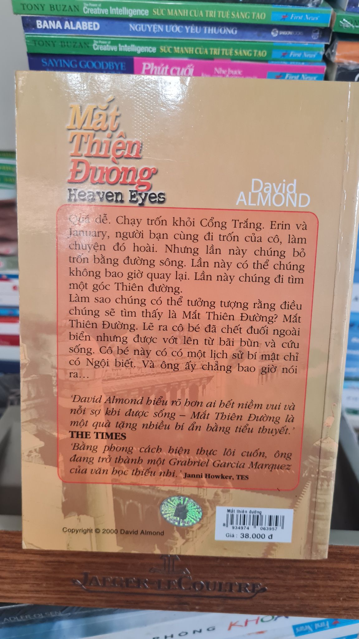 Mắt thiên đường -Sách lưu kho mới 85%- 2007 David Almond [2001] SÁCH VĂN HỌC
