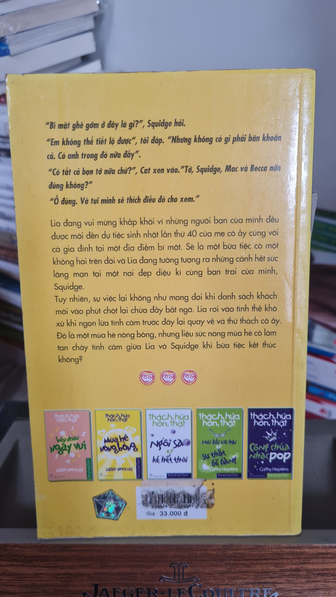 Thách hứa hôn thật mùa hè nóng bỏng-sách lưu kho mới có ố nhẹ- 2009- Cathy Hopkins [2001] SÁCH VĂN HỌC