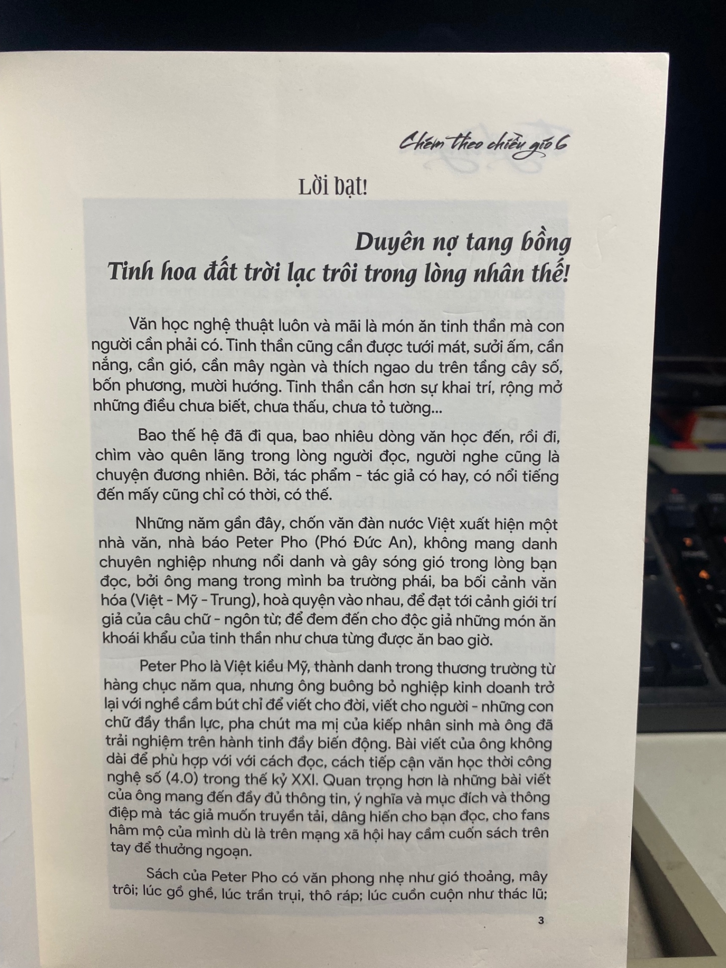 Duyên Nợ Tang Bồng- Chém theo chiều gió 6- Tác giả Peter Pho- NXB Dân Trí 2023- Sách mới có ký tặng