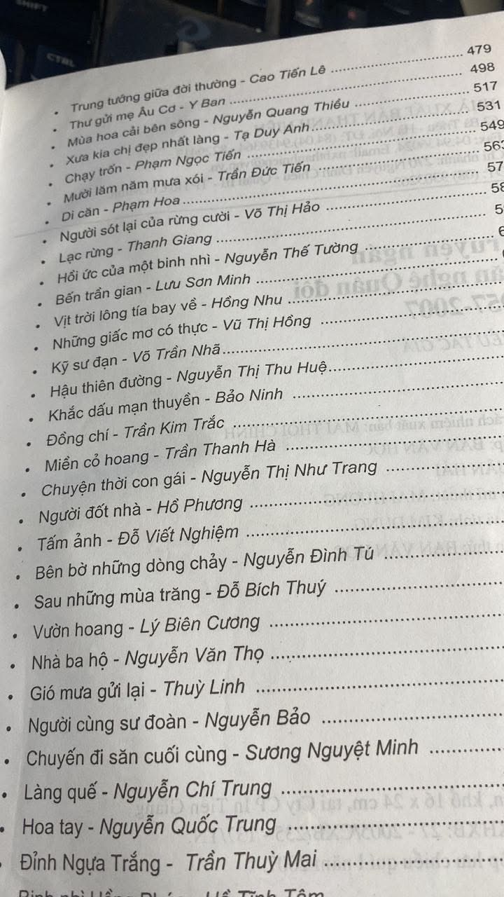 Truyện Ngắn Văn Nghệ Quân Đội 1957-2000 -NXB Thanh Niên -Năm xb 2007- Bìa cứng ,Khổ 16x24 cm ,919 trang- Sách lưu kho mới 90%