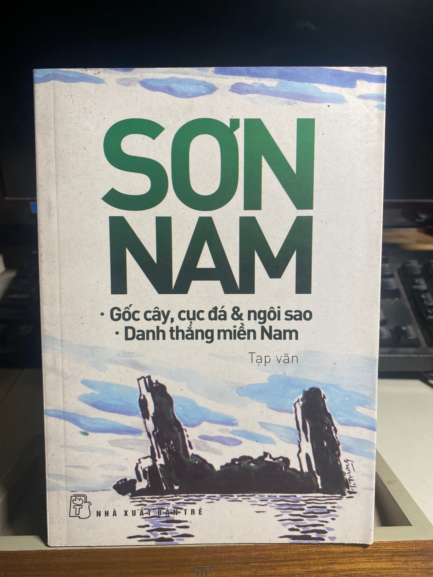 Sơn Nam (tạp văn) Gốc cây cục đá và ngôi sao-Danh thắng miền Nam- NXB Trẻ 2015, bìa mềm- Sách lưu kho mới 90%