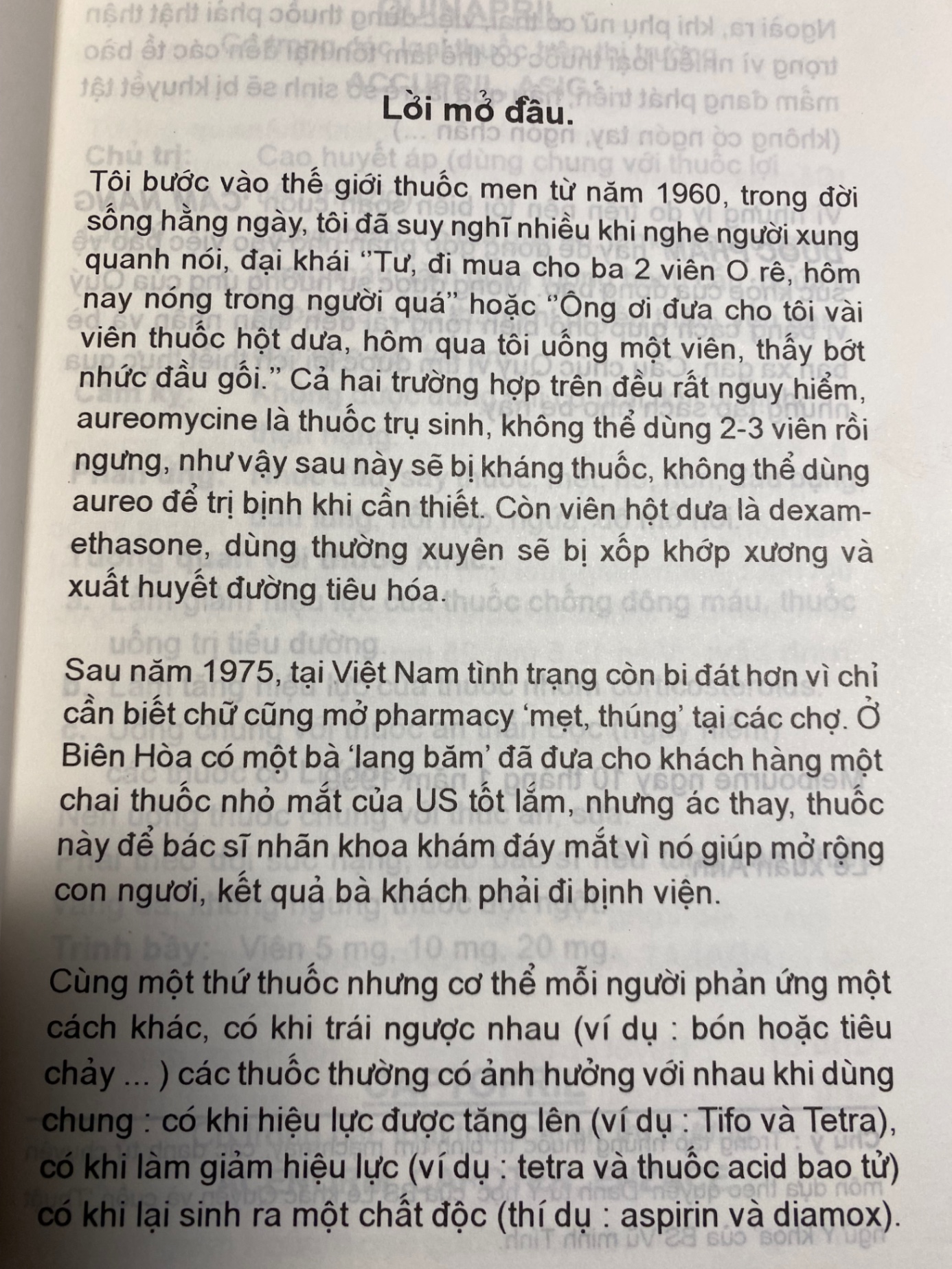 Cẩm Nang Dược Phẩm- Dược Sĩ Lê Xuân Anh- Tác giả giữ bản quyền- Xuất bản Melbourne, Victoria,Australia 1999