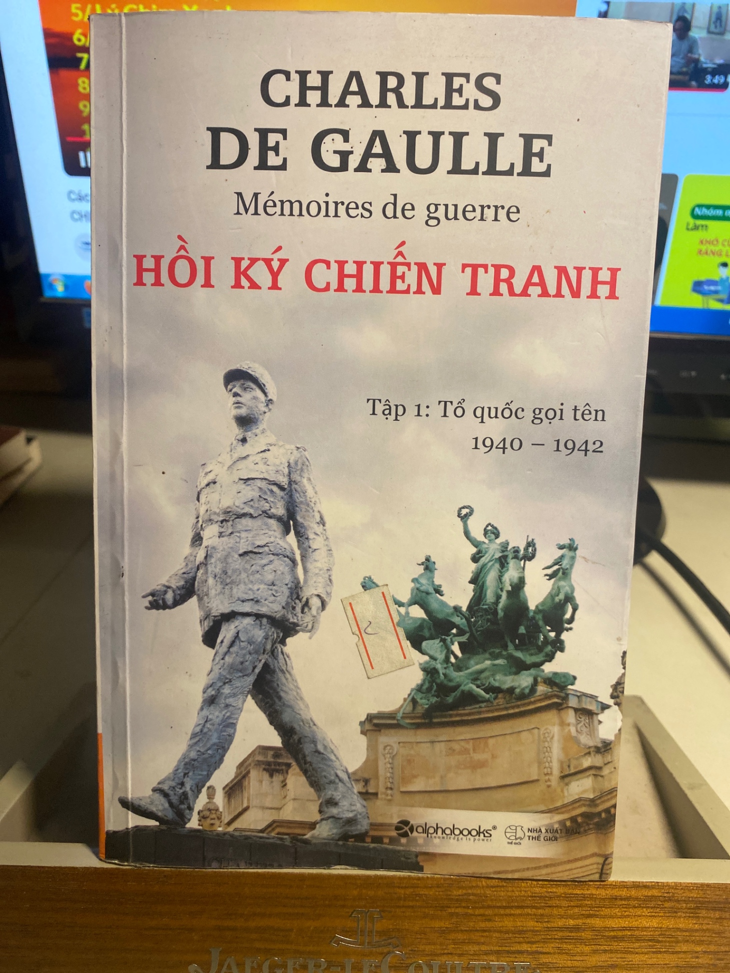 Hồi Ký Chiến Tranh- tập 1 :Tổ Quốc Gọi Tên 1940-1942- Charles De Gaulle- Alphabooks- NXB Thế Giới 2015