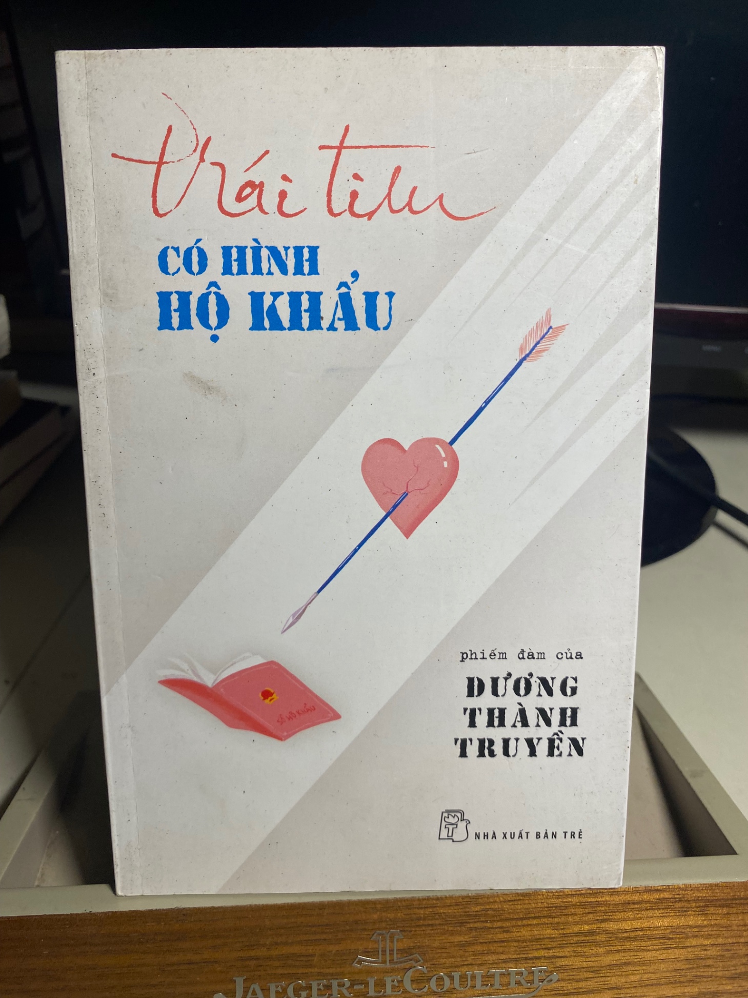 Trái tim có hình hộ khẩu-phiếm đàm của Dương Thành Truyền- NXB Trẻ 2017-sách lưu kho có ố cạnh