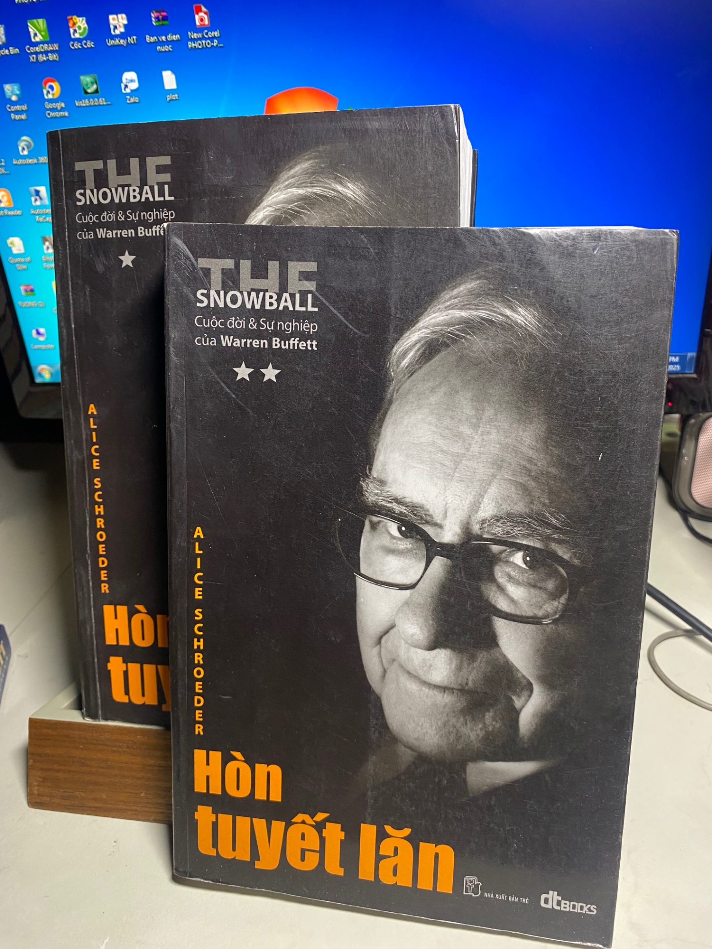 Hòn Tuyết Lăn (bộ 2 tập bìa mềm)- Tác giả :Alice Schroeder- NXB Trẻ- DTbooks phát hành, năm 2010-