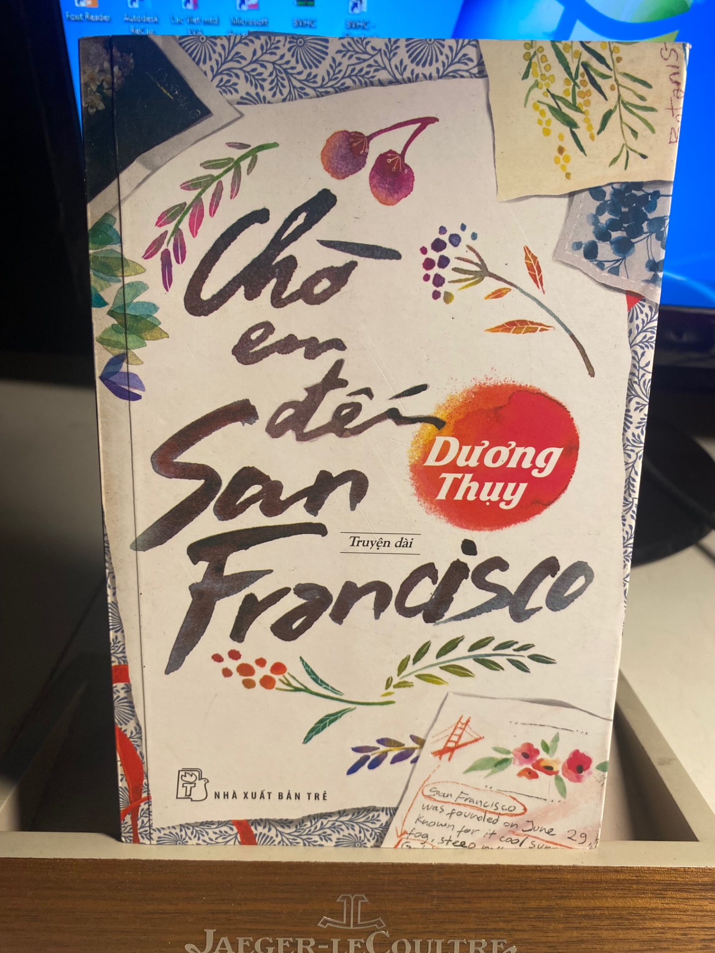 Chờ em đến San Francisco (truyện dài) - Tác giả Dương Thuỵ-NXB Trẻ 2015- Sách lưu kho giấy xốp ngả màu ố theo thời gian