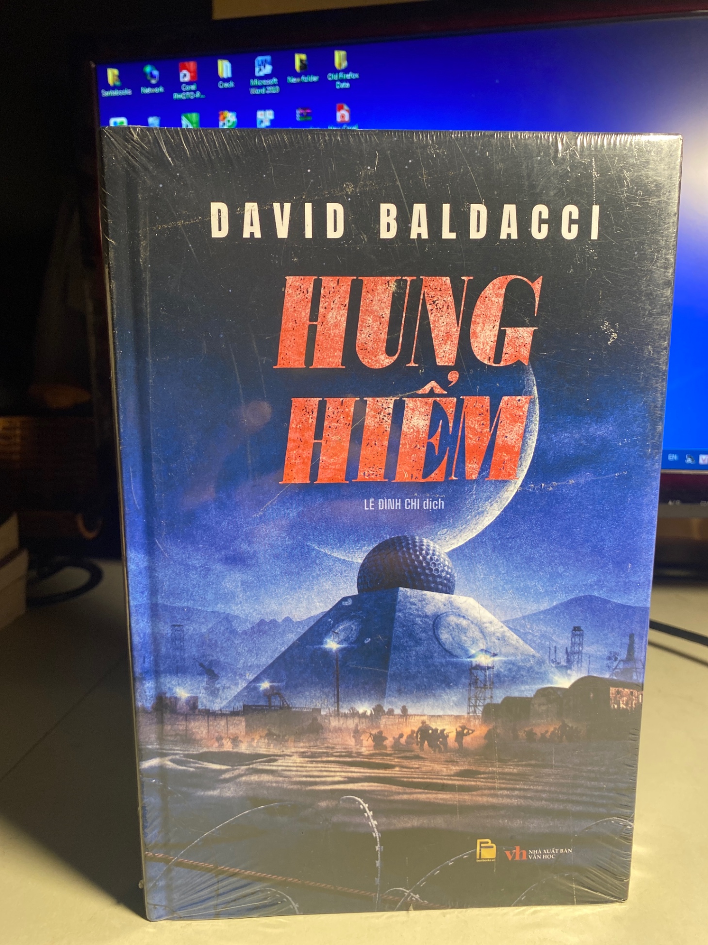 Hung Hiểm - Tác Giả David Baldacci- Lê Đình Chi dịch- NXB Văn Học- Bìa cứng,khổ 16x 24cm,sách mới nguyên seal