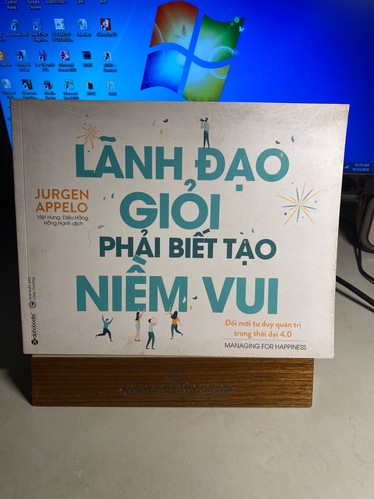 LÃNH ĐẠO GIỎI PHẢI BIẾT TẠO NIỀM VUI-Tác giả : Jurgen Appelo -Nhà phát hành: Alpha Books-Bìa mềm,khổ sách 24x19cm, 280 trang- Sách còn mới