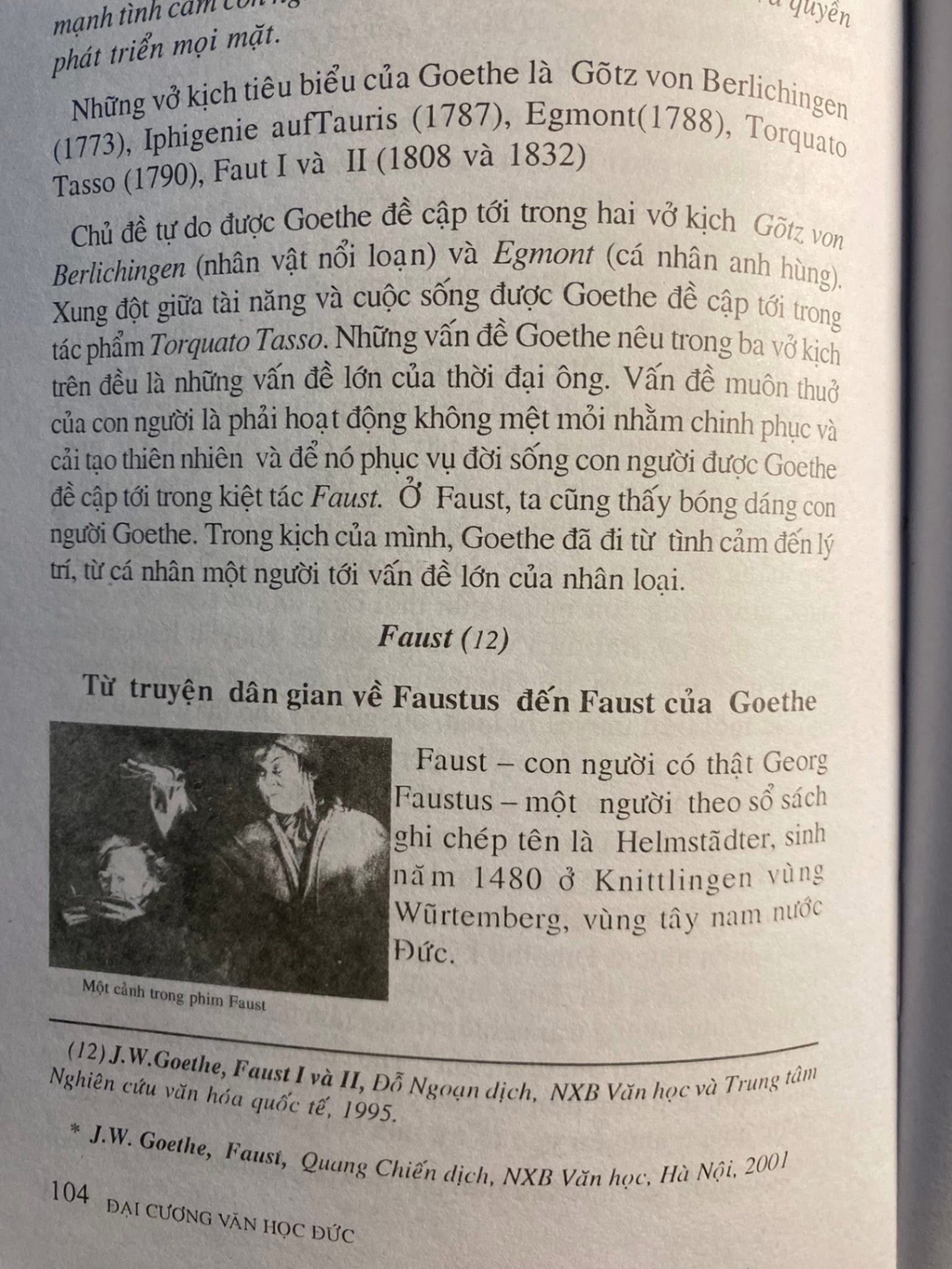 Đại Cương Văn Học Đức (từ khởi thuỷ tới 2002) -Lương Văn Hồng biên soạn - NXB Văn Học 2003 -Bìa cứng,khổ 14,5x20,5cm 272 trang -Sách lưu kho còn mới