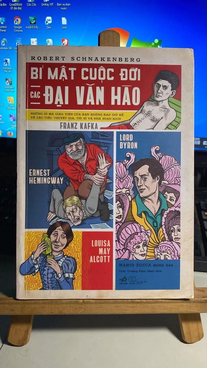Bí Mật Cuộc Đời Các Đại Văn Hào -Tác giả Robert Schnakenberg -Người Dịch Trần Trương Phúc Hạnh -NXB Thế Giới 2018 -Bìa mềm,khổ 14,5x20,5cm, 454 trang