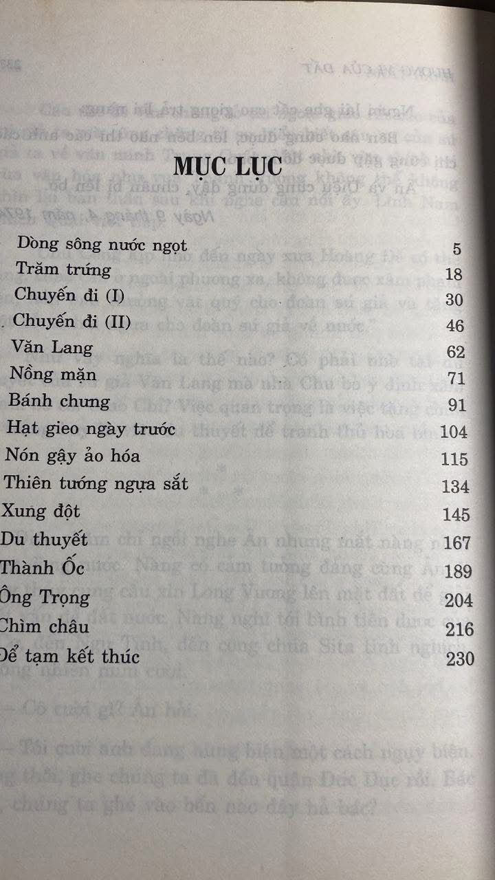 Hương Vị Của Đất - Văn Lang Dị Sử -Tác giả Thích Nhất Hạnh
