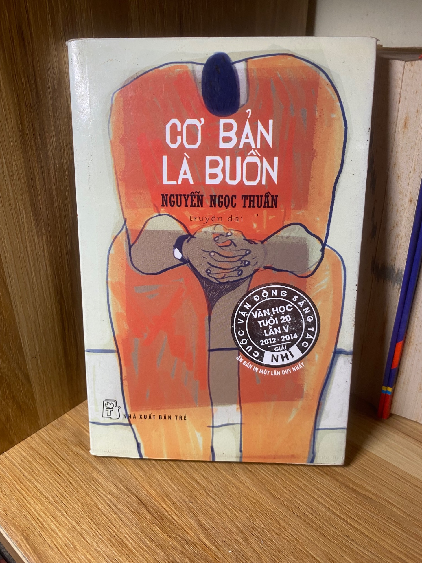 Cơ bản là buồn (truyện dài)- Tác giả Nguyễn Ngọc Thuần- NXB Trẻ 2014- Sách lưu kho giấy ố theo thời gian