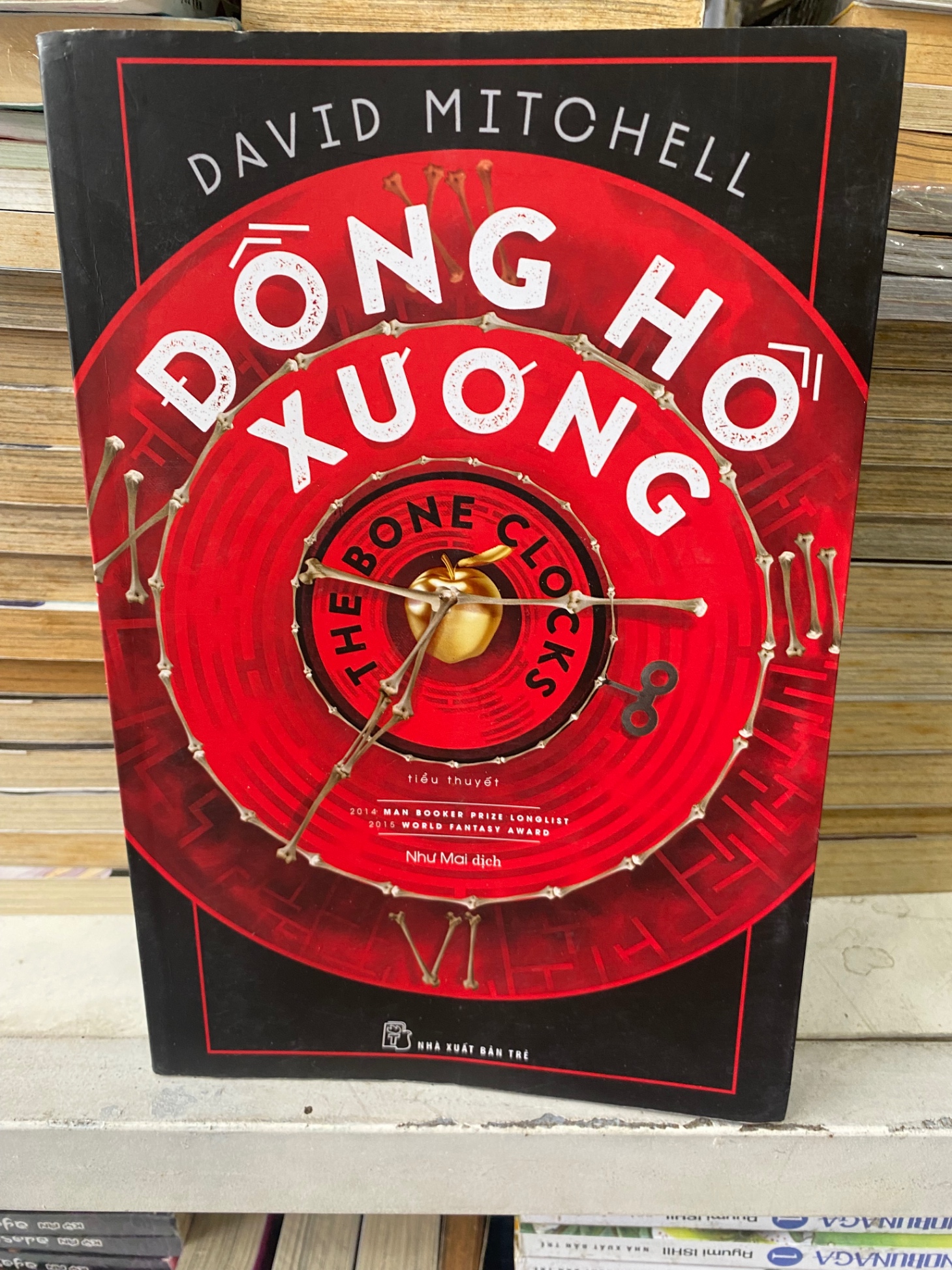 ĐỒNG HỒ XƯƠNG Tác giả: David Mitchell - NXB Trẻ 2016- Sách lưu kho có ố cạnh